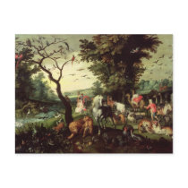 The Animals Entering Noah's Ark Postcards