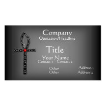 The Ankh (Silver) Business Card