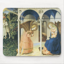 The Annunciation by Fra Angelico Mousepad
