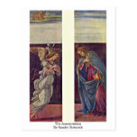 The Annunciation By Sandro Botticelli Post Cards