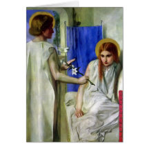 The Annunciation..Rosetti Greeting Card