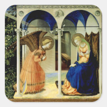 The Annunciation Square Stickers