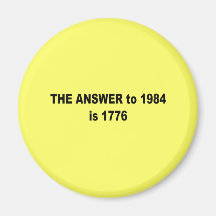 The answer to 1984 is 1776 magnets