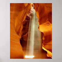 The Antelope Canyon in Arizona Poster