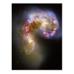 The Antennae Galaxies in Collision Post Cards