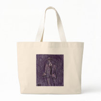 The anxious man tote bag