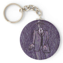 The anxious man keychain