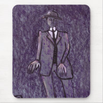 The anxious man mousemat