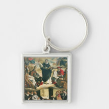 The Apotheosis of St. Thomas Aquinas, 1631 Keychain