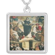The Apotheosis of St. Thomas Aquinas, 1631 Personalized Necklace
