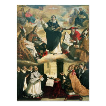 The Apotheosis of St. Thomas Aquinas, 1631 Post Card