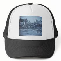 The Appalling Accident at Farmington River Cyan 2 Trucker Hat