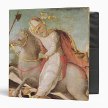 The Apparition of St. Ambrose 3 Ring Binders