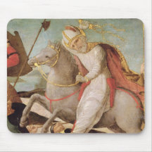The Apparition of St. Ambrose Mouse Pad