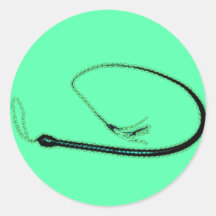 THE AQUA WHIP ROUND STICKER