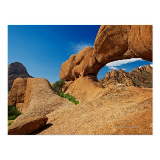 the arch at Spitzkoppe or Spitzkuppe, arid Postcard