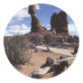 The Arches National Park, USA Round Stickers
