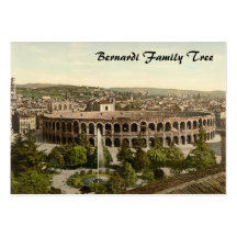 The Arena, Verona, Italy Business Card Template