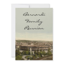 The Arena, Verona, Italy Custom Invitation