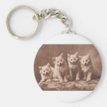 *The Aristocrats* Vintage Kitten Portrait Key Chains