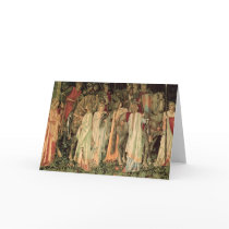 The Arming and Departure of the Knights Greeting Card
