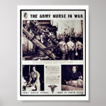The Army Nurse In War Poster
