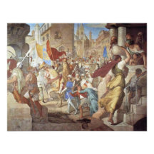 The Army Of The Franks Under Charlemagne In The Ci Custom Invitation