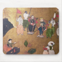 The Arrival of the Portuguese in Japan Mousepad