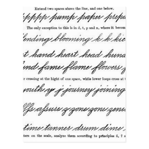 The Art of Penmanhip Post Cards