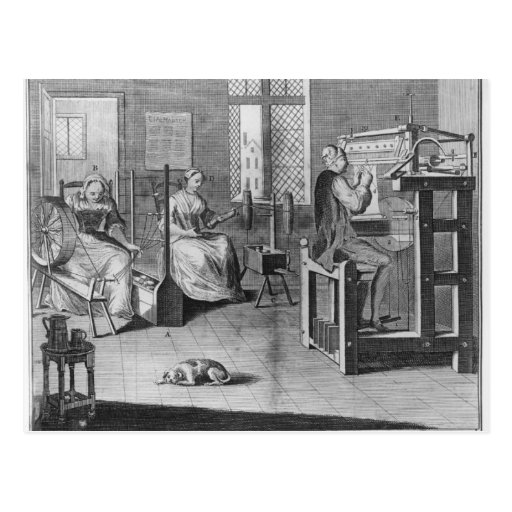 The Art of Stocking-Frame-Work-Knitting Postcards