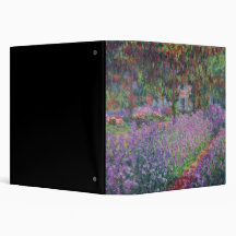 The Artist's Garden at Giverny, 1900 3 Ring Binder