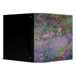 The Artist's Garden at Giverny, 1900 3 Ring Binder