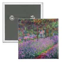 The Artist's Garden at Giverny, 1900 buttons