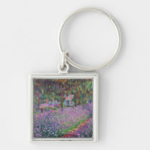 The Artist's Garden at Giverny, 1900 Key Chains