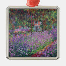 The Artist's Garden at Giverny, 1900 Christmas Tree Ornament