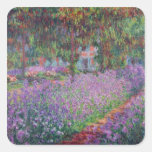The Artist's Garden at Giverny, 1900 Square Stickers