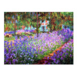 The Artist's Garden at Giverny, Claude Monet Post Cards