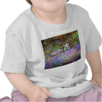 The Artist's Garden at Giverny, Claude Monet Shirt