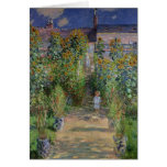 The Artist's Garden at Vetheuil, 1880 Cards