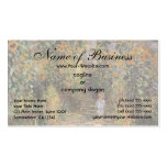 The Artist's Garden at Vetheuil by Claude Monet Business Card