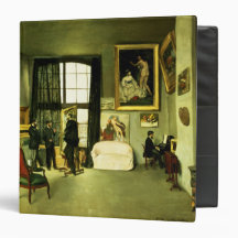 The Artist's Studio, 1870 3 Ring Binder
