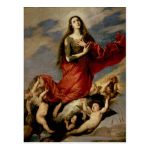 The Assumption of Mary Magdalene, 1636 Post Cards