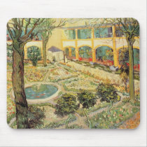 The Asylum Garden at Arles, 1889 (oil on canvas) mousepads