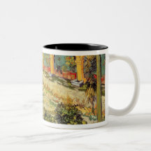 The Asylum Garden at Arles, 1889 (oil on canvas) Mugs