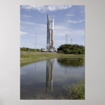 The Atlas V/Centaur arrives on the launch compl Posters