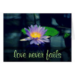 The attributes of love 1 Corinthians 13:4-8 (2) Greeting Cards