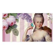 Thé au Petit Trianon – rose Business Card Templates