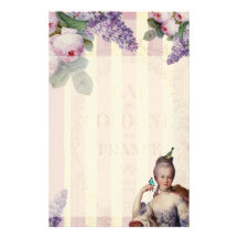 Thé au Petit Trianon – rose, personal Stationery Design