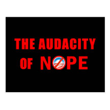 The Audacity of NOPE Post Cards