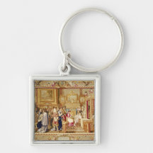 The Audience of Cardinal Chigi with Louis XIV Keychains